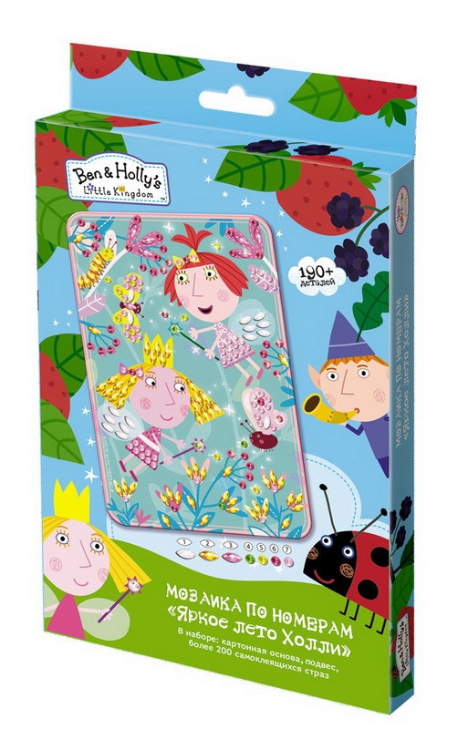 Мозаика из серии Ben & Holly - Яркое лето Холли Мозаика из серии Ben & Holly - Яркое лето ХоллиАппликация, пайетки<br>Мозаика из серии Ben & Holly - Яркое лето Холли<br>