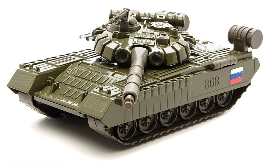 Модель танка Т-90, свет, звук