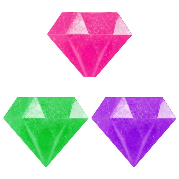 Набор для творчества Crystalike с 3 баночками в виде кристаллов  