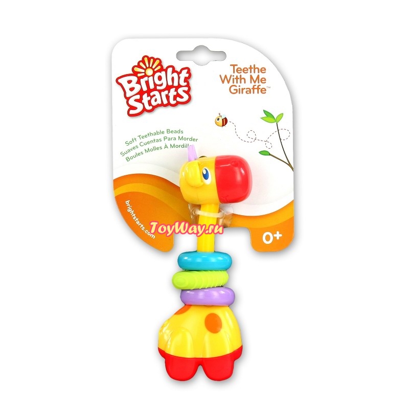 Развивающая игрушка-прорезыватель «Веселый жираф»   