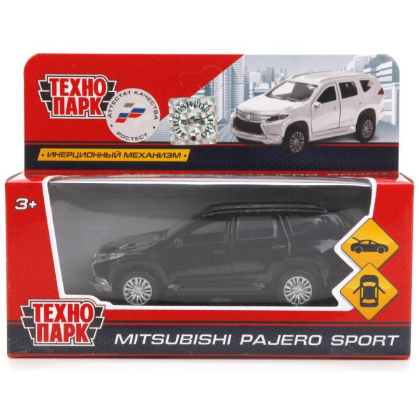 Металлическая инерционная машина - Mitsubishi Pajero Sport, 12 см  