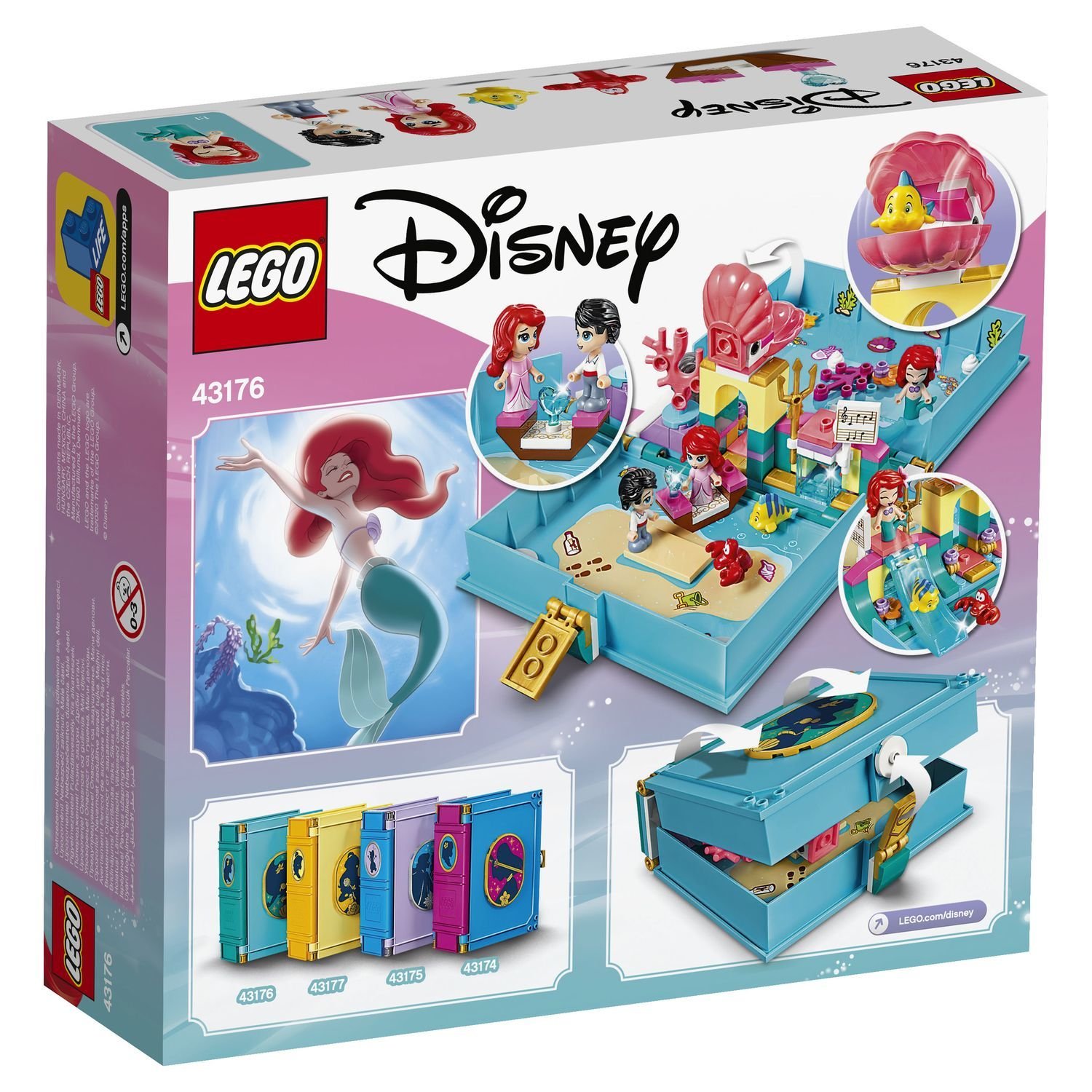 Конструктор Lego® Disney Princess - Книга сказочных приключений Ариэль  
