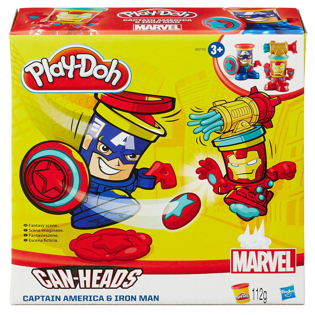 Набор для лепки PLAY-DOH герои MARVEL   