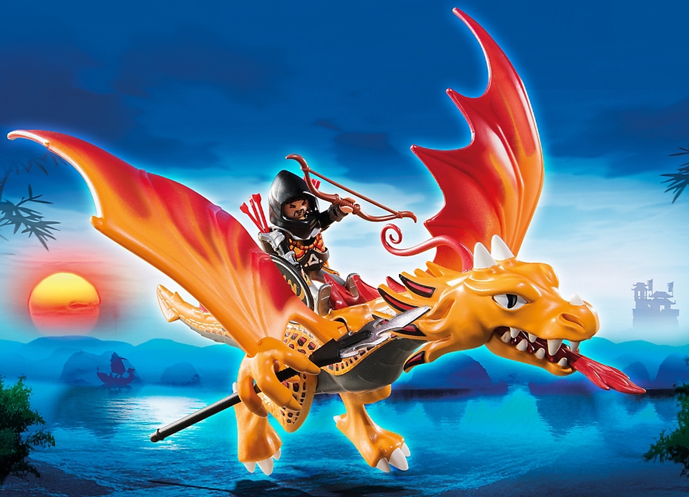 Игровой набор из серии «Азиатский дракон» - Огненный дракон  