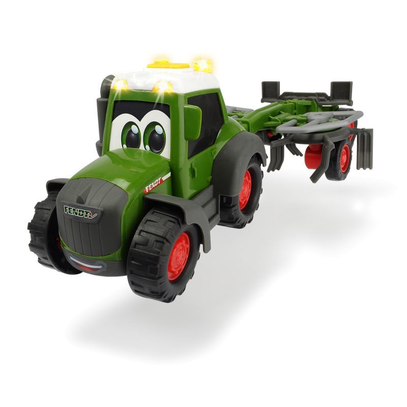 Трактор Happy Fendt с ворошилкой для сена 30 см, свет, звук  