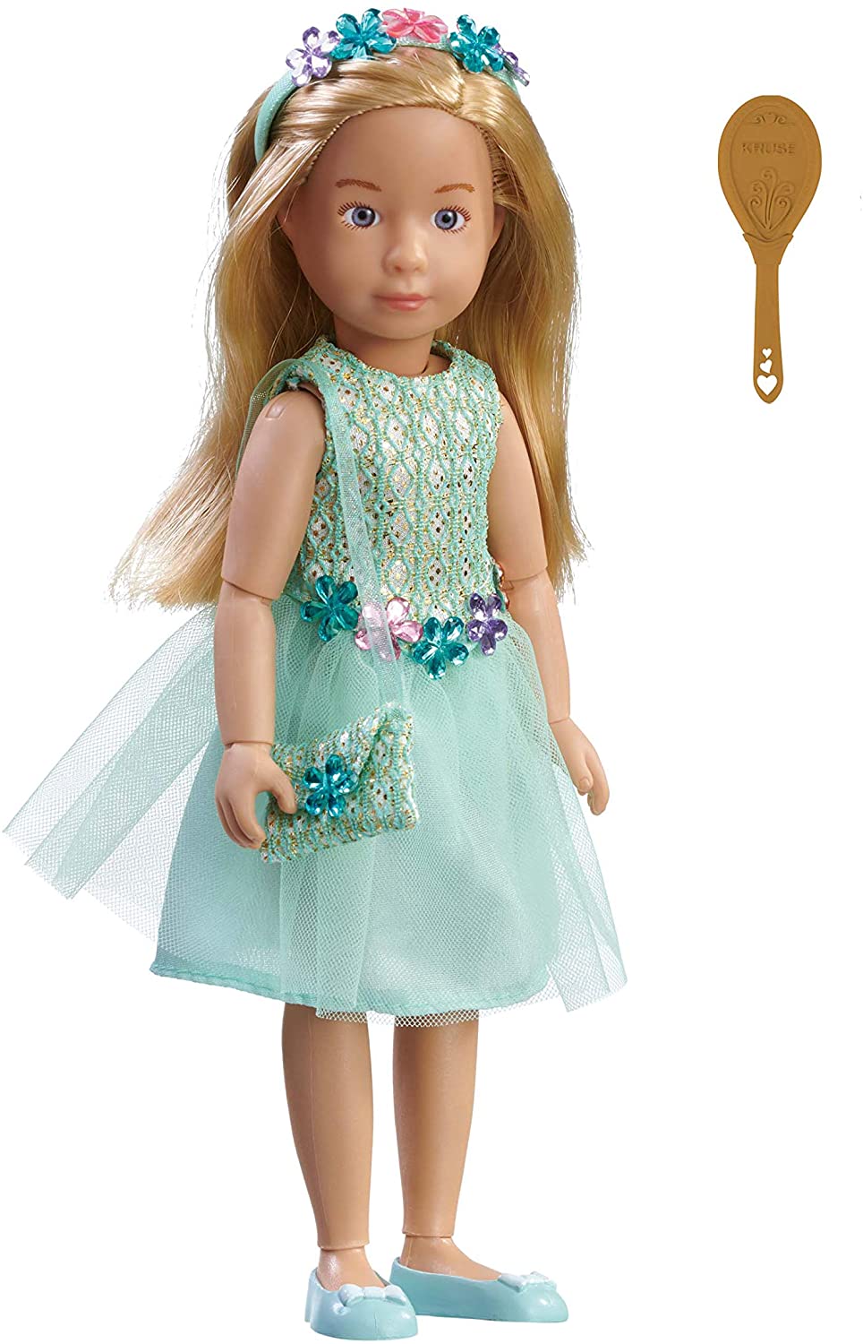 Кукла – Вера в нарядном платье для вечеринки, 23 см  