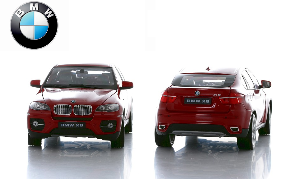 Машинка Welly BMW X6, масштаб 1:18  