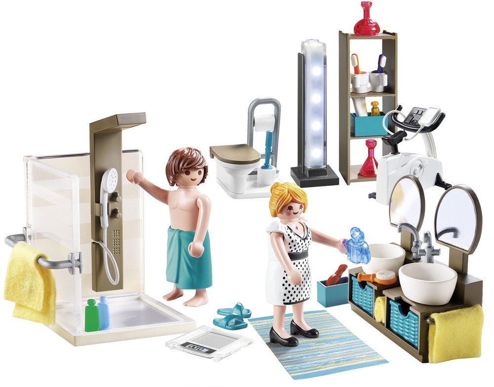 Игровой набор – Кукольный дом: Ванная, свет  