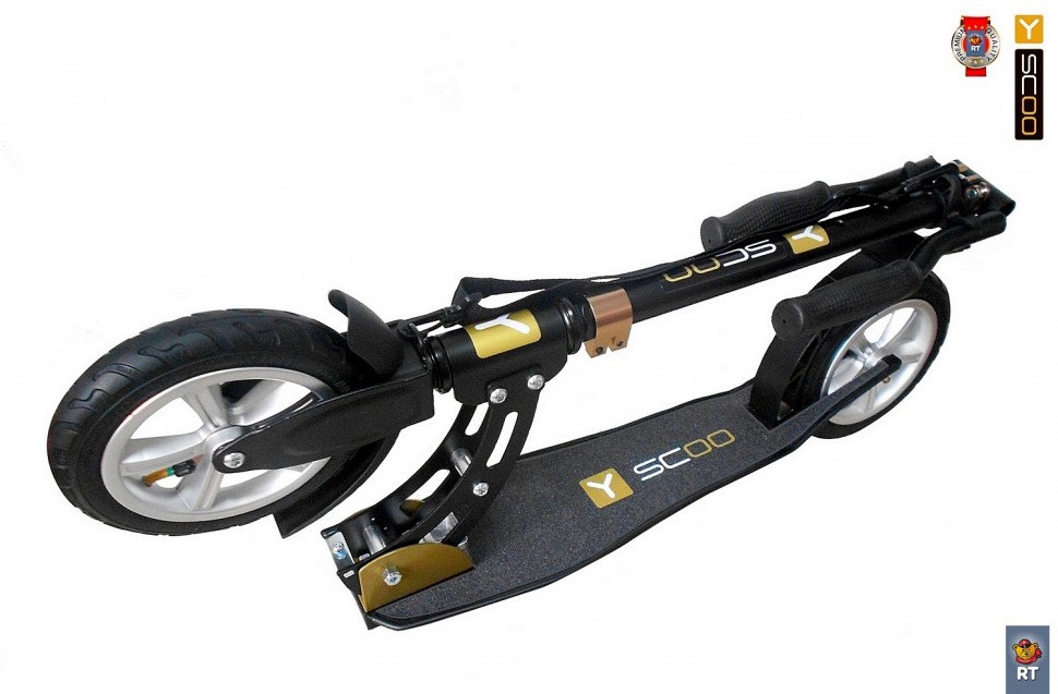 Самокат RT Allroad 205 air wheels gold