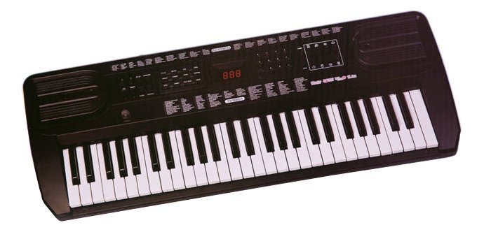 Детский синтезатор DoReMi, 54 клавиши, черного цвета   