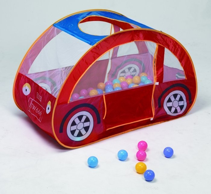 Игровой домик – Машина, 100 шаров  