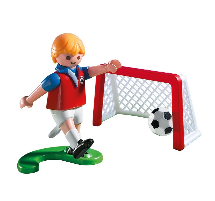 Игровой набор Яйцо - Футболист с воротами и мячом  