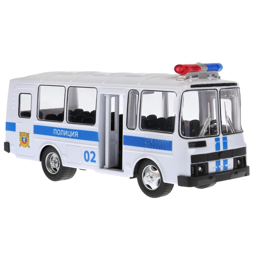 Инерционный автобус ПАЗ - Полиция, со светом и звуком  