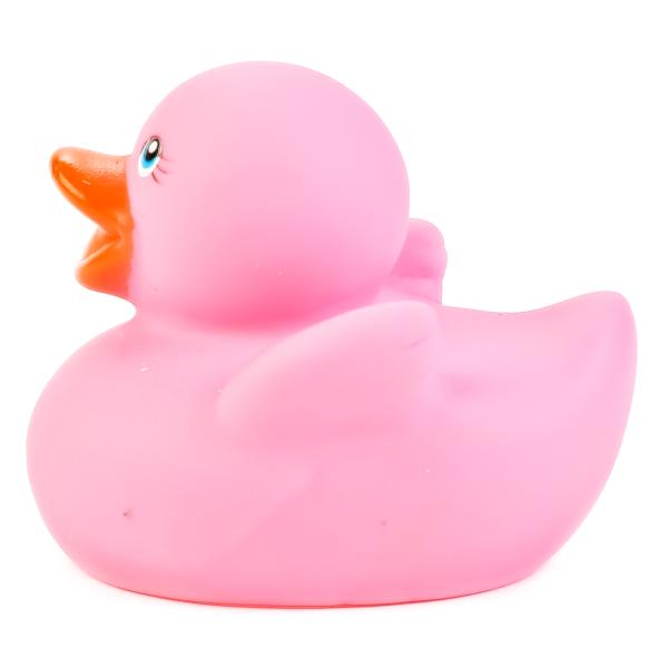 Игрушка для купания – Уточка-термо, розовая  