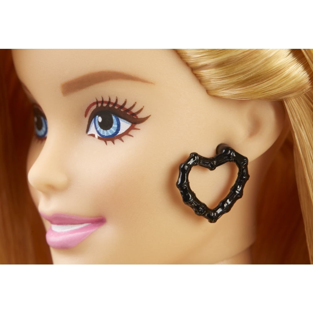 Кукла Barbie - Игра с модой - Блондинка в юбке в горошек  