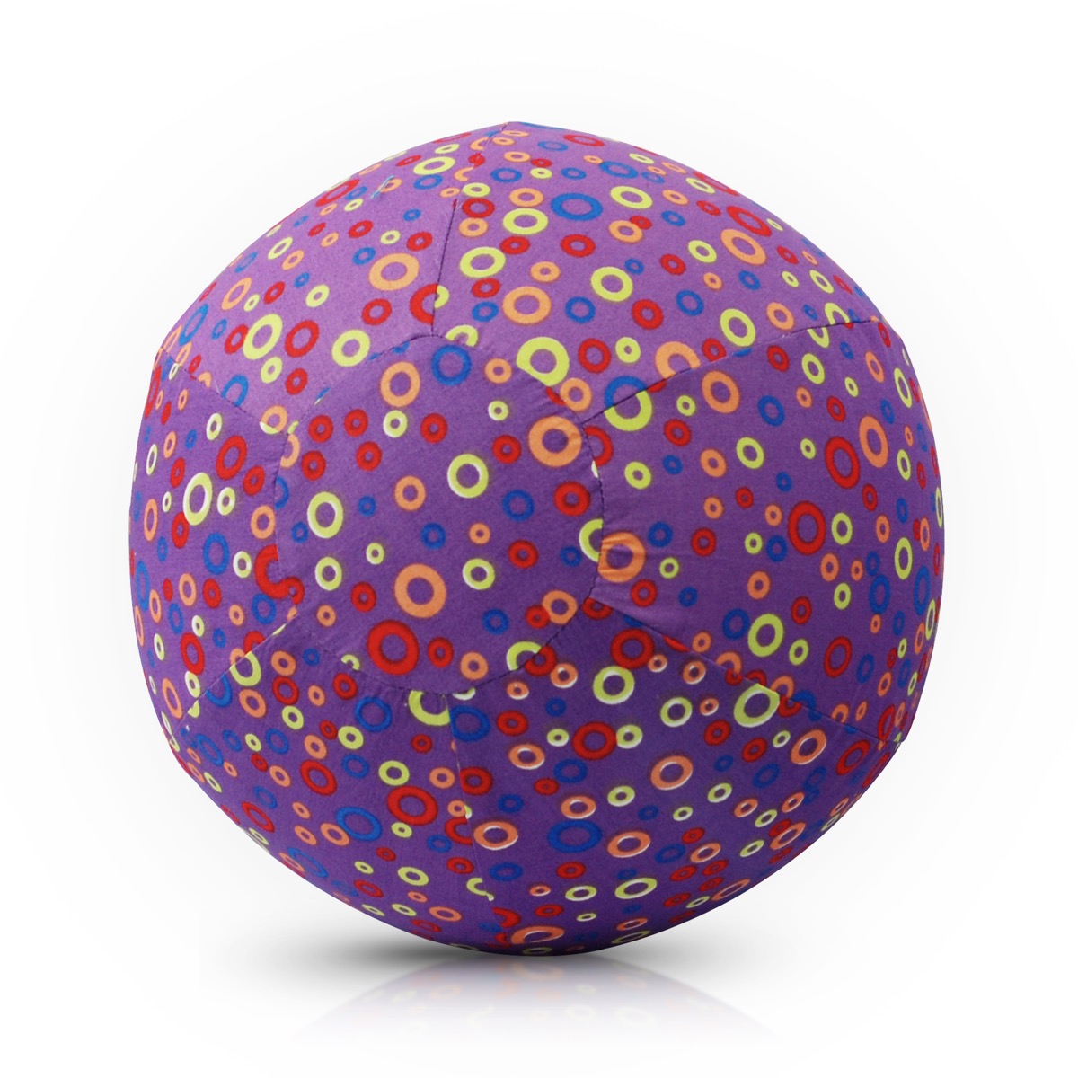 Воздушный мяч с набором шариков и чехлом – Кружочки/Circles, фиолетовый  