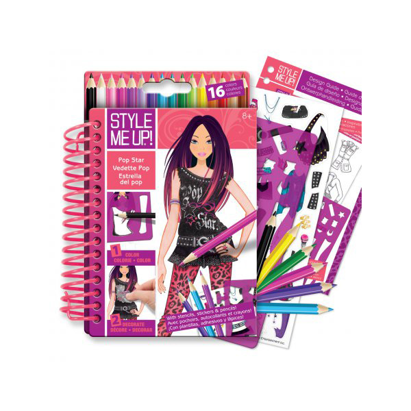 Блокнот дизайнера Style Me Up - Звезда сцены Блокнот дизайнера Style Me Up - Звезда сценыНаборы для рисования<br>Блокнот дизайнера Style Me Up - Звезда сцены<br>