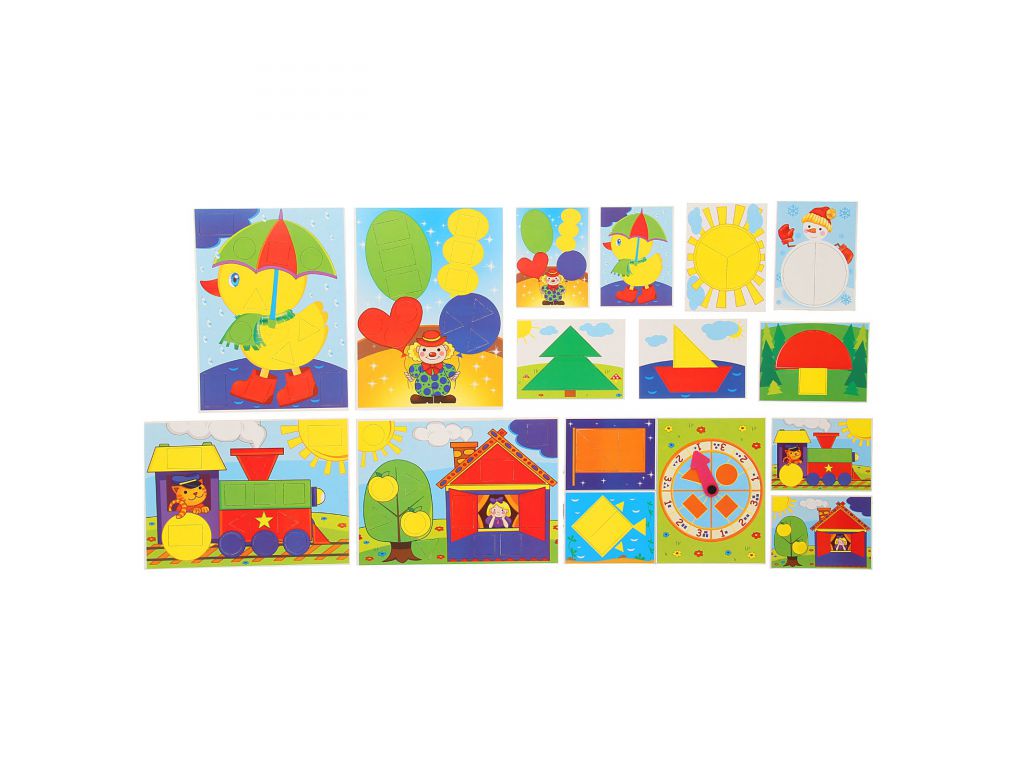 Игра настольная - Самым маленьким – Форма + мозаика