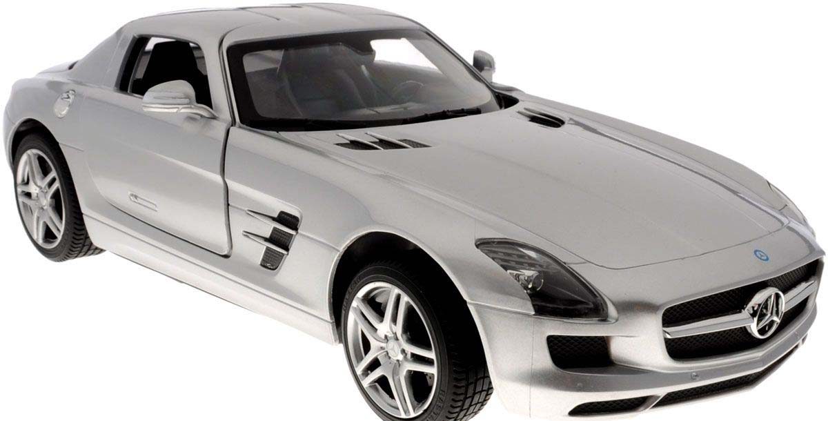 Машина на р/у - Mercedes-Benz SLS AMG, серебристый, 1:14  