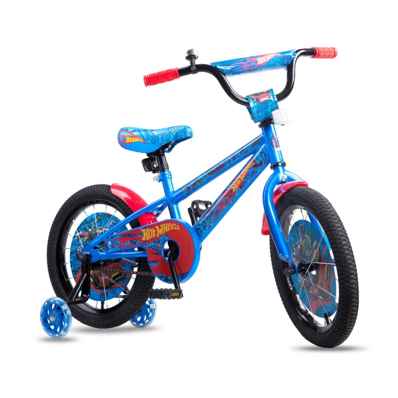 Детский велосипед Navigator Hot Wheels, колеса 16", стальная рама, стальные обода, ножной тормоз   