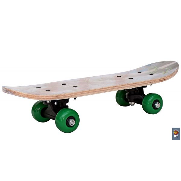 89764 Скейтборд – Скейтбордисты, зеленые колеса  