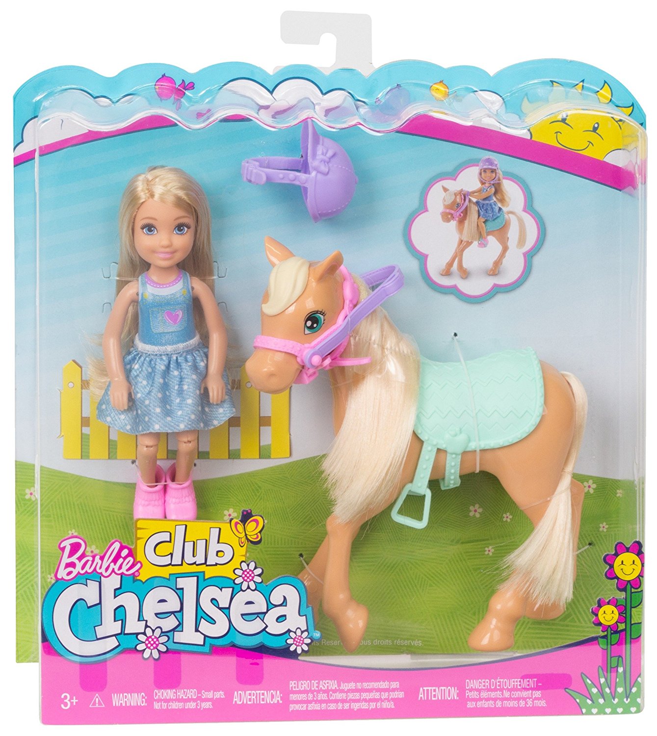 Игровой набор Семья Barbie - Челси с пони  