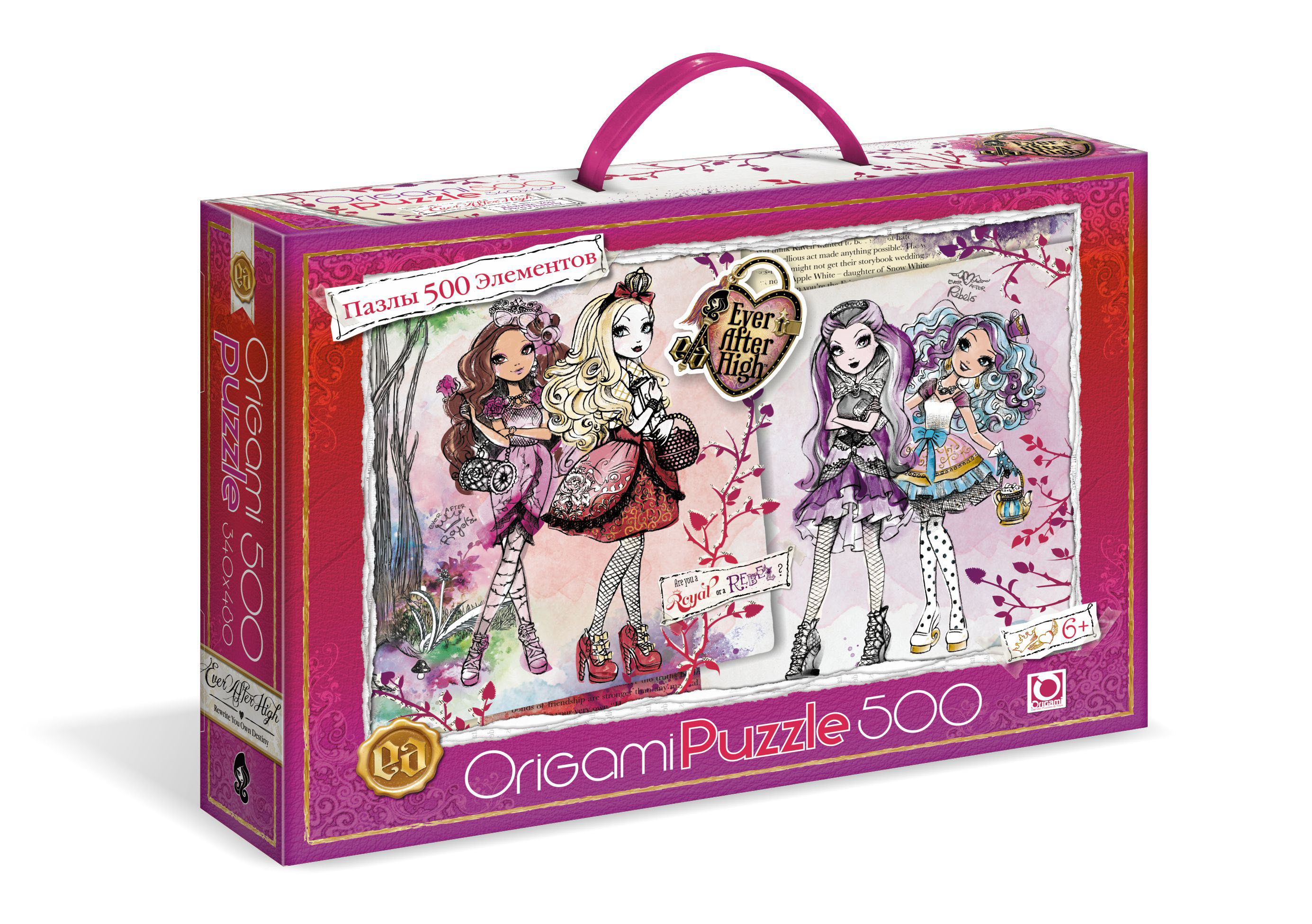 Пазл Ever After High 500 элементов Пазл Ever After High 500 элементовКуклы Ever After High и Monster High<br>Пазл Ever After High 500 элементов<br>