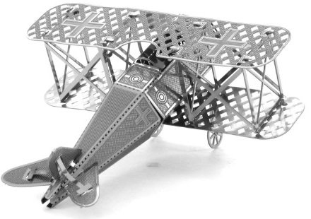 Сборка металлической модели - самолет Фоккер D-VII  