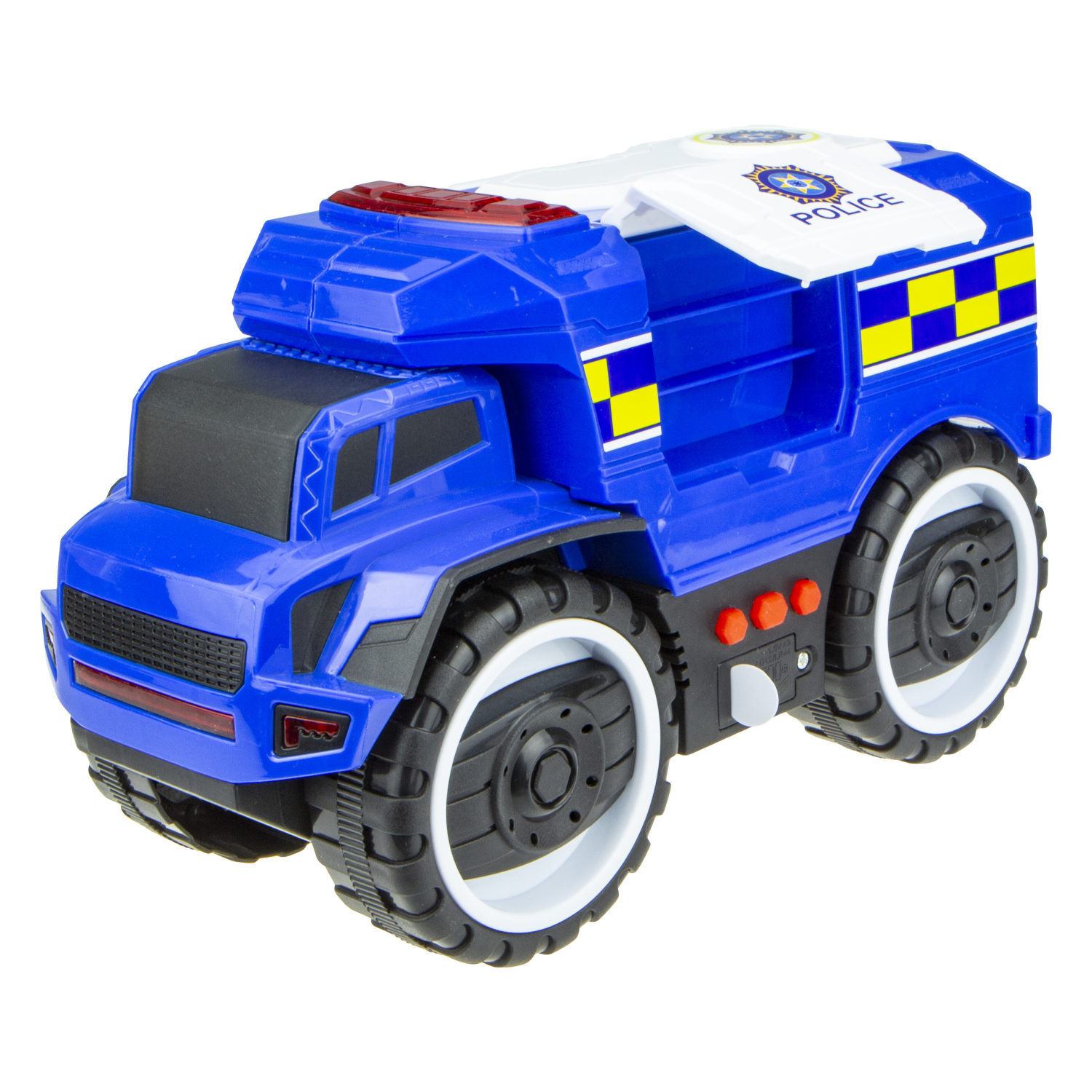 Фрикционный грузовик - Экстренные службы. Полиция, 20 см, свет и звук  