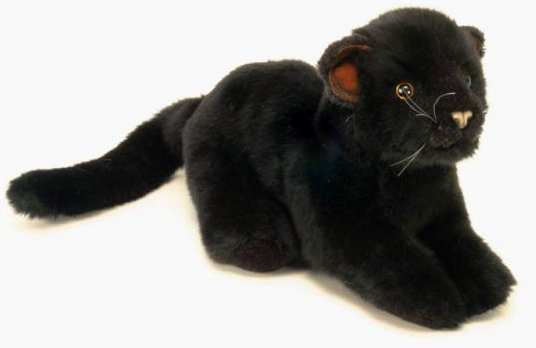 Мягкая игрушка – Детеныш черной пантеры, 26 см  