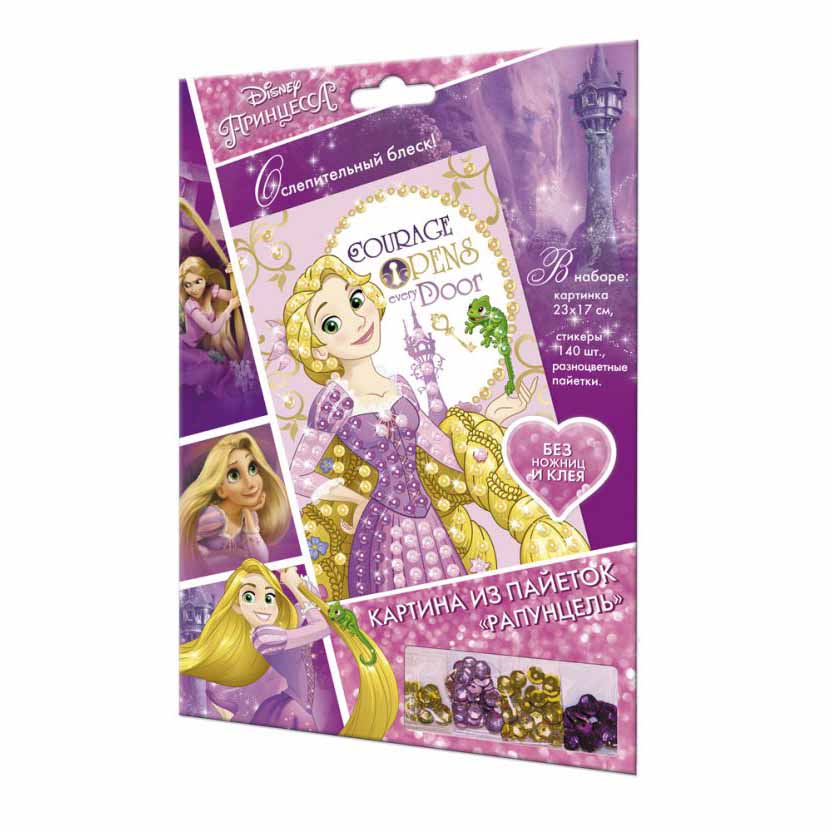 Аппликация из пайеток Disney Princess™ – Рапунцель Аппликация из пайеток Disney Princess™ – РапунцельАппликация, пайетки<br>Аппликация из пайеток Disney Princess™ – Рапунцель<br>