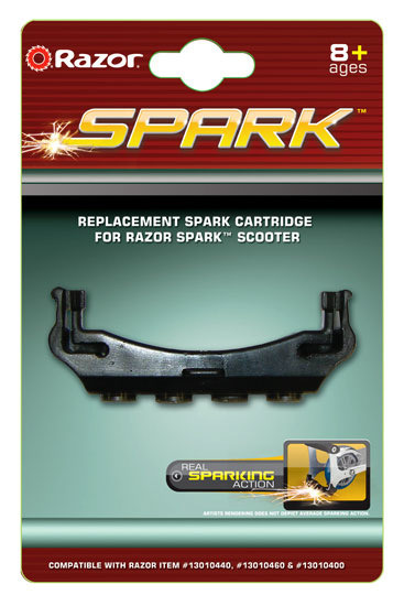 Детский двухколёсный самокат RAZOR Spark, синий, 080803