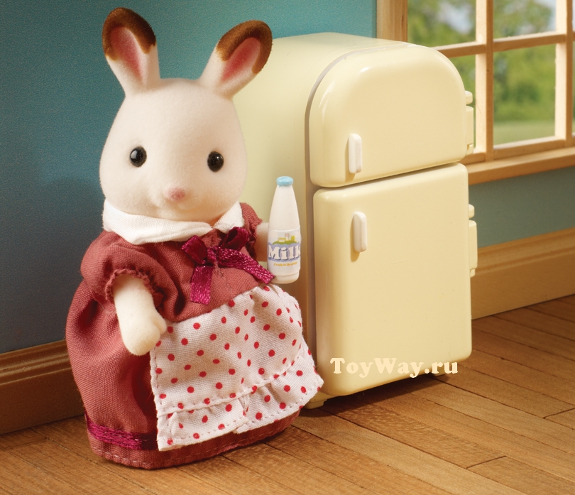 Sylvanian Families - Мама кролик и холодильник  