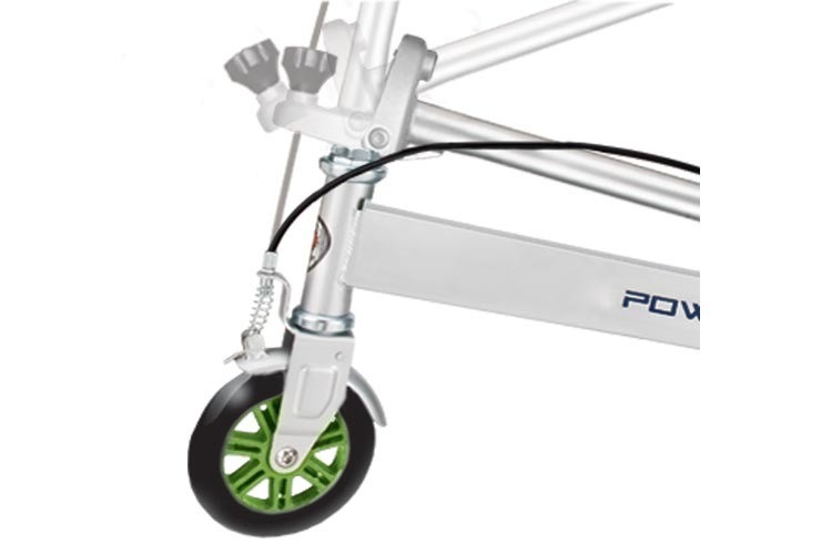 Трёхколёсный тридер - самокат RAZOR Powerwing DLX, серебристый, 100304
