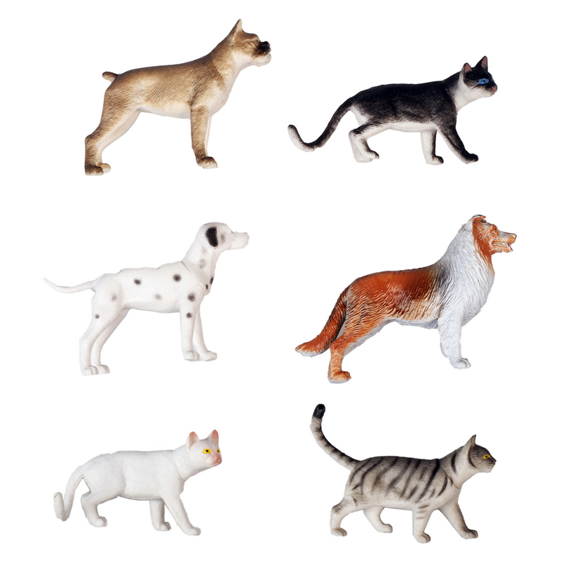 Игровой набор собак и кошек - В мире животных  