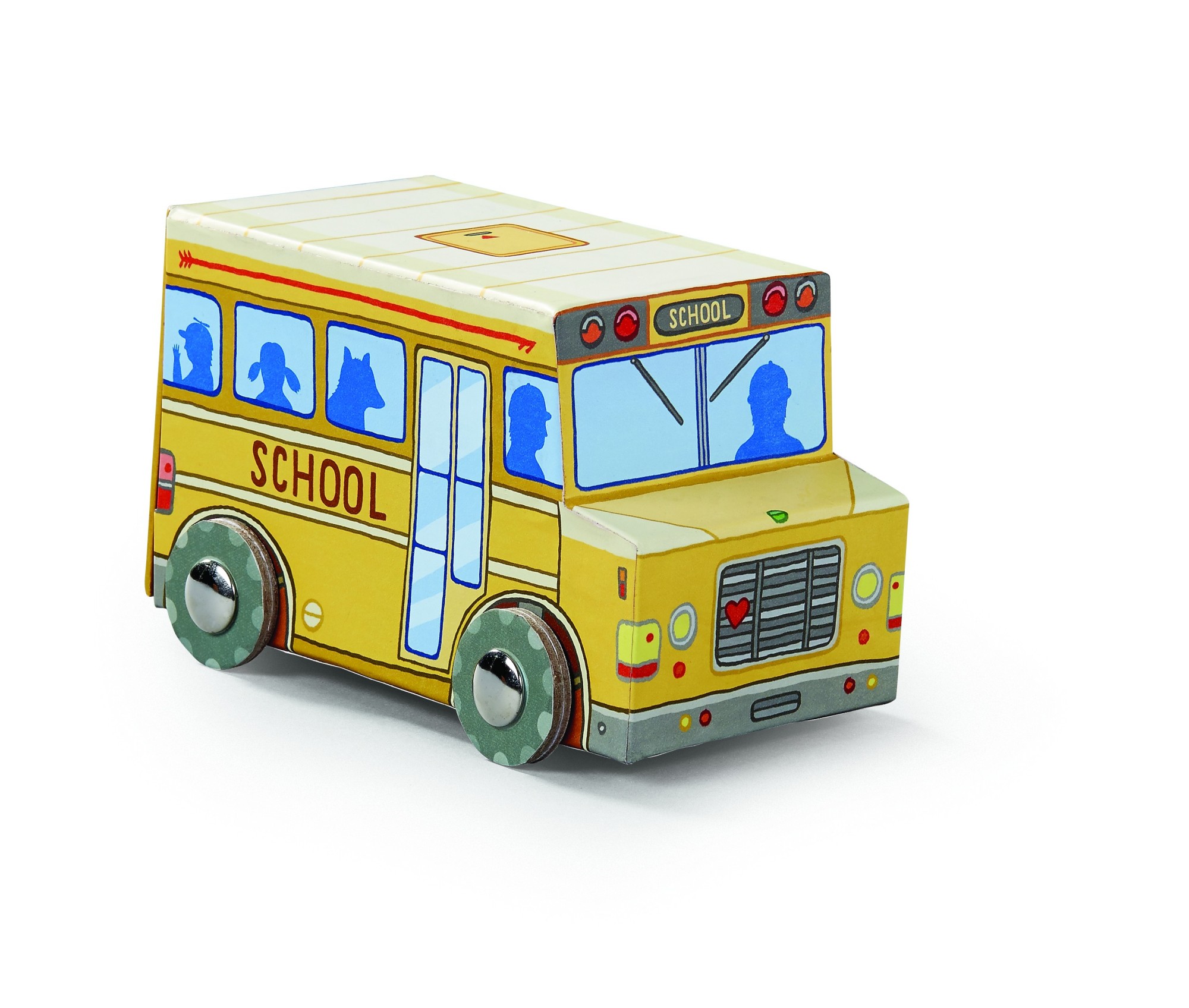 Детский пазл - Школьный автобус, 24 детали  