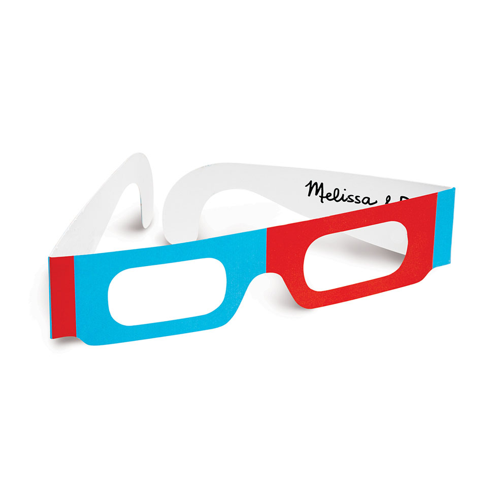 Набор для творчества с 3D очками - Раскрась по цветам, Сафари/Океан  