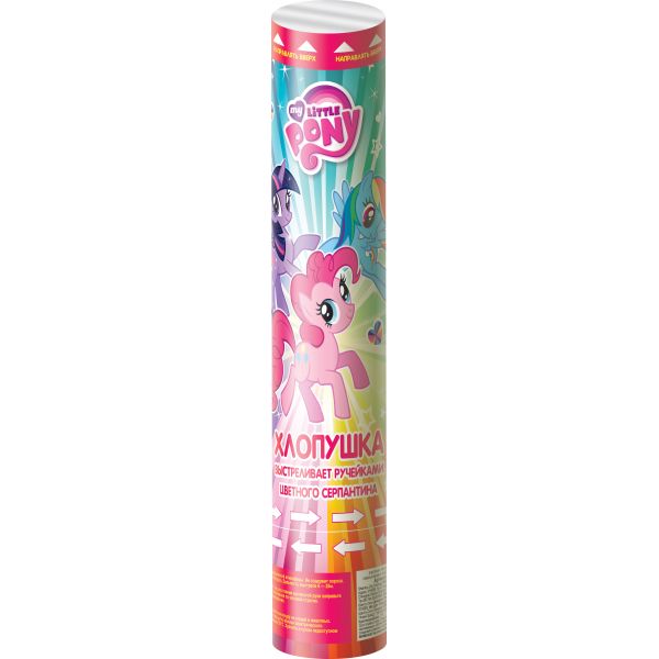 Хлопушка «My Little Pony», 30 см., пневмо Хлопушка «My Little Pony», 30 см., пневмоХлопушки<br>Хлопушка «My Little Pony», 30 см., пневмо<br>