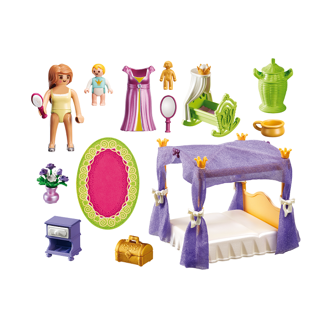 Игровой набор - Замок Принцессы: Покои Принцессы с колыбелью  