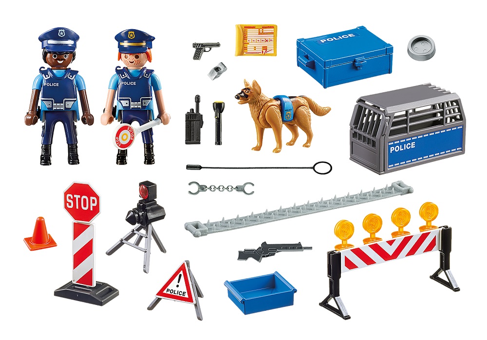 Игровой набор из серии Полиция: Блокпост Полиции  