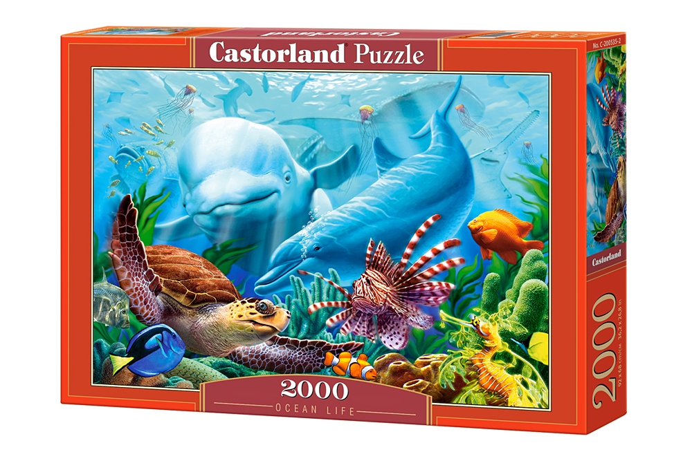 Пазлы Castorland – Жизнь океана, 2000 элементов  