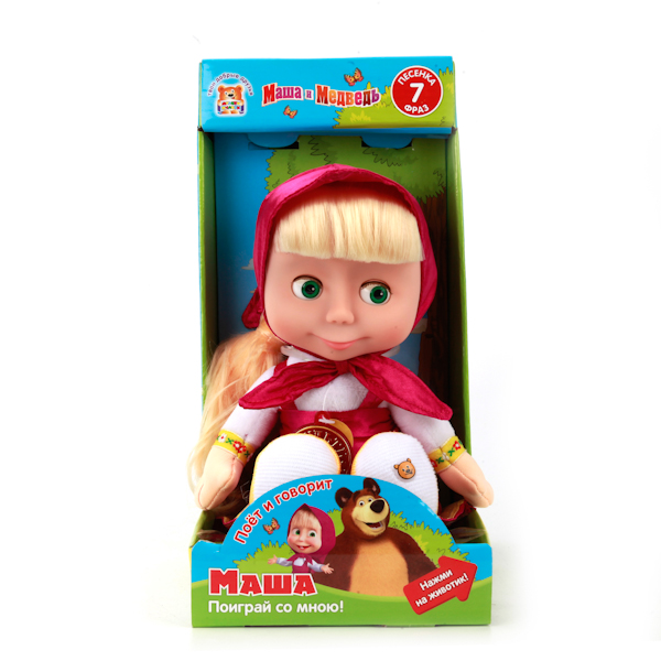 Мягкая игрушка Маша и Медведь - Маша, 29 см Мягкая игрушка Маша и Медведь - Маша, 29 смГоворящие игрушки<br>Мягкая игрушка Маша и Медведь - Маша, 29 см<br>