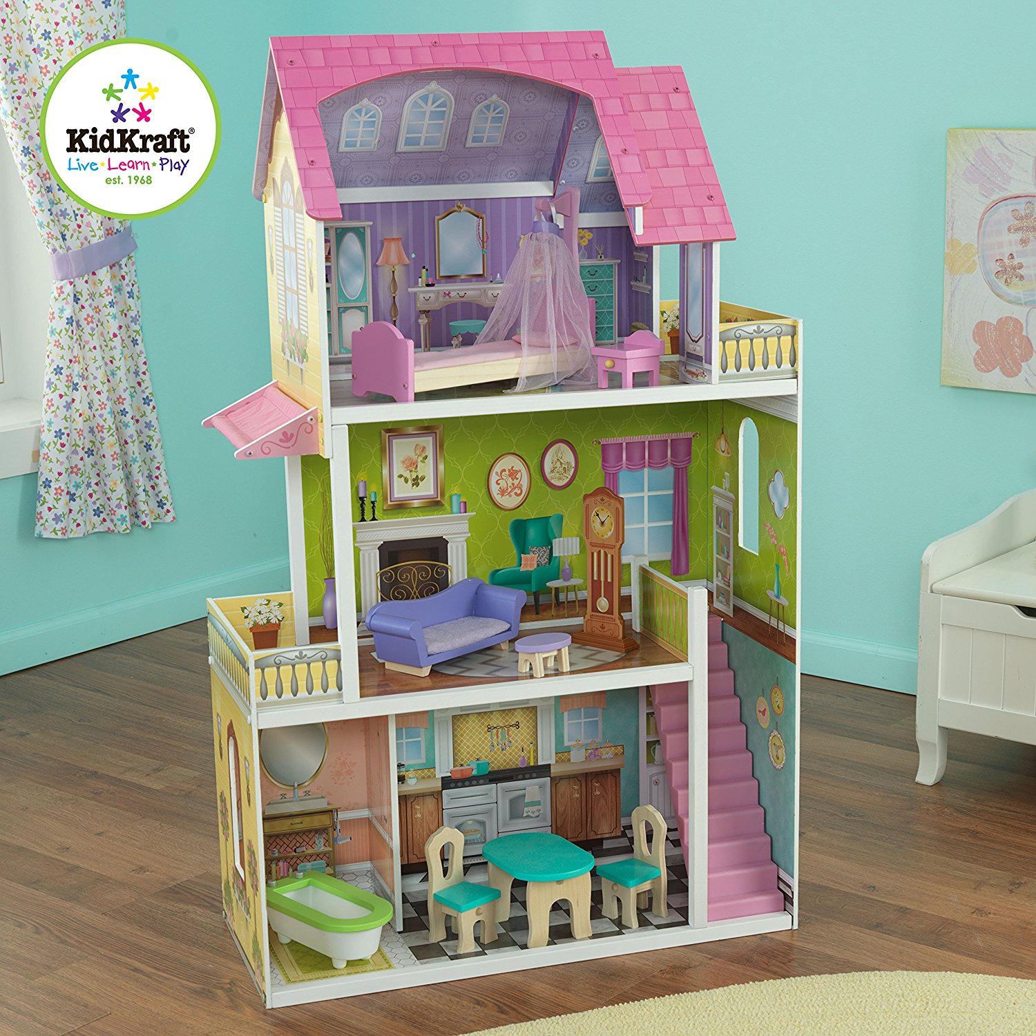 Кукольный домик Барби - Florence Dollhouse - Флоренсс 10 предметами мебели Кукольный домик Барби - Florence Dollhouse - Флоренсс 10 предметами мебелиКукольные домики<br>Кукольный домик Барби - Florence Dollhouse - Флоренсс 10 предметами мебели<br>