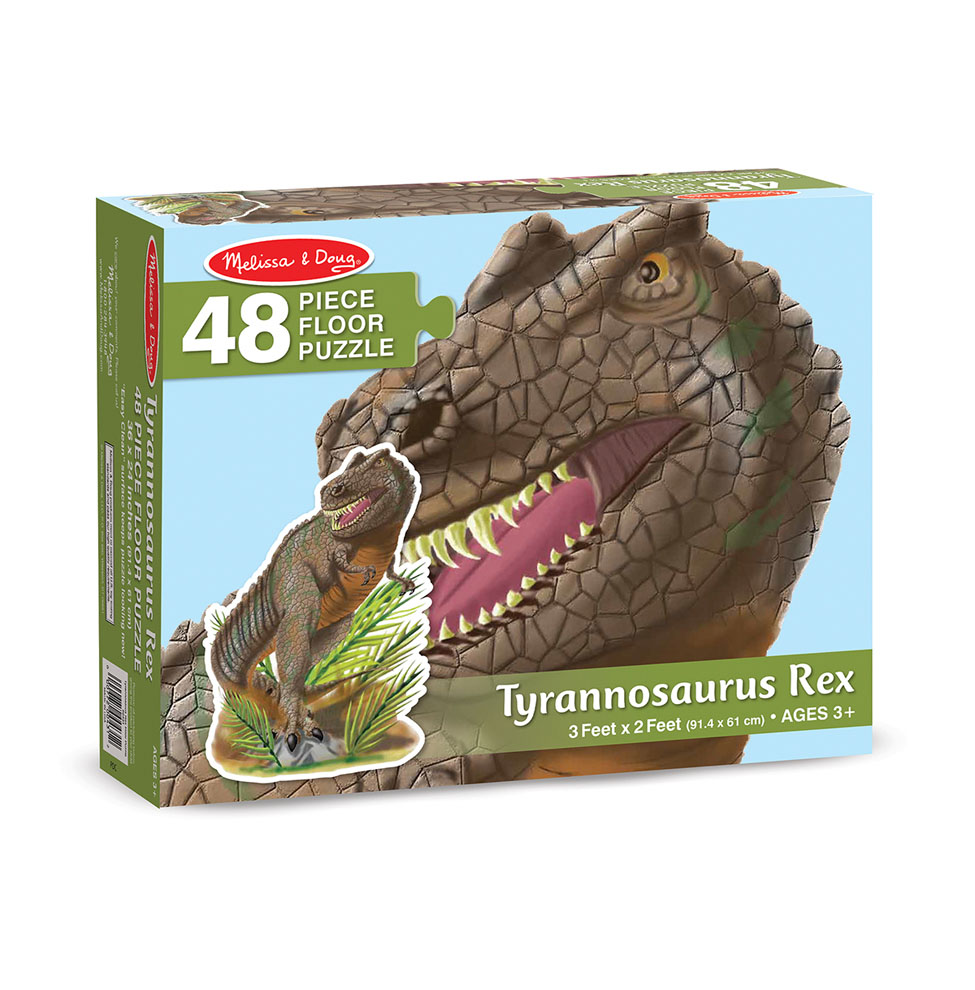 Напольный пазл - Тиранозавр Рекс, 48 деталей  