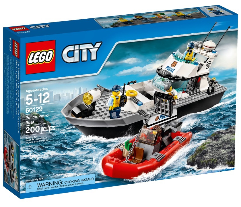 Lego City. Полицейский патрульный катер  