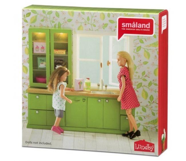 Мебель для кукольного домика Смоланд - Кухонный набор с буфетом  