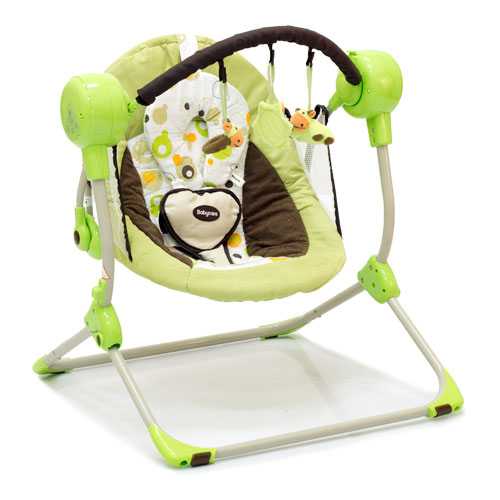 Кресло-качели Baby Care Balancelle с пультом ДУ, green Кресло-качели Baby Care Balancelle с пультом ДУ, greenЭлектронные качели для детей<br>Кресло-качели Baby Care Balancelle с пультом ДУ, green<br>