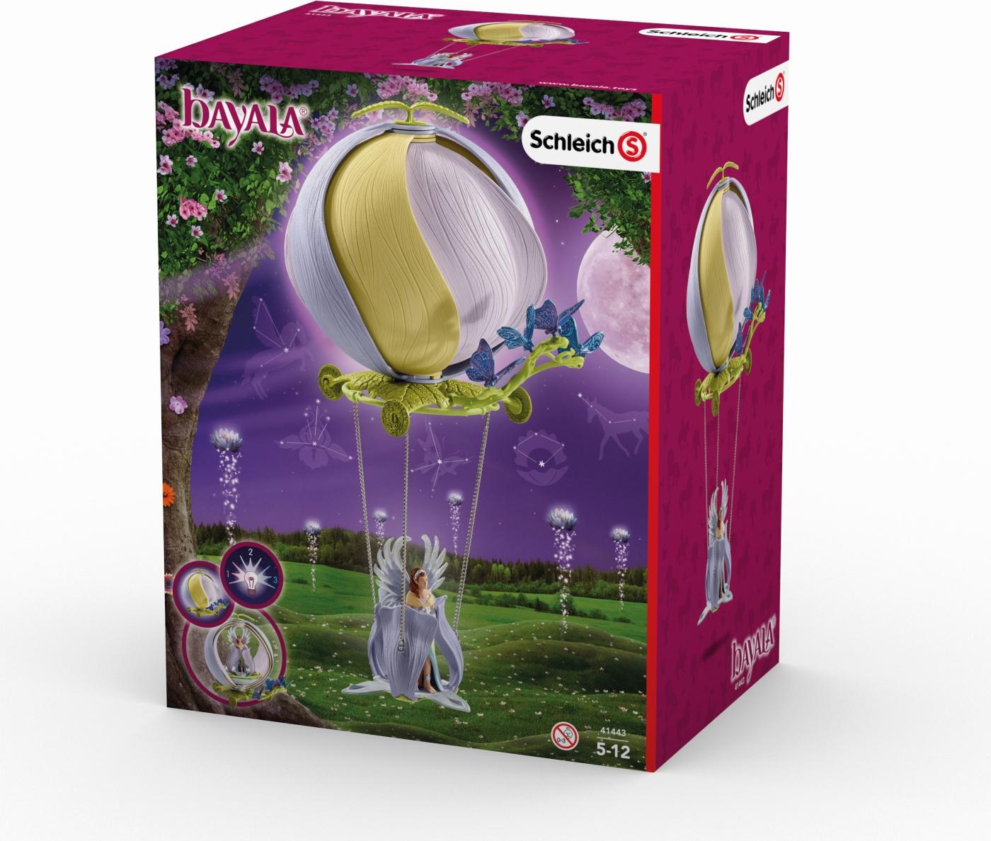 Игровой набор Bayala - Цветочный шар-карета с фигуркой эльфийки Эялы, свет  