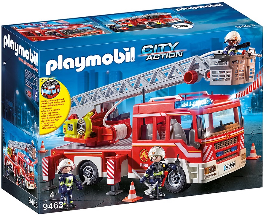 Конструктор Playmobil. Пожарная служба - Пожарная машина с лестницей  
