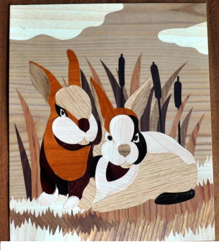 Детский творческий набор №8 «Коллаж. Братья кролики»  